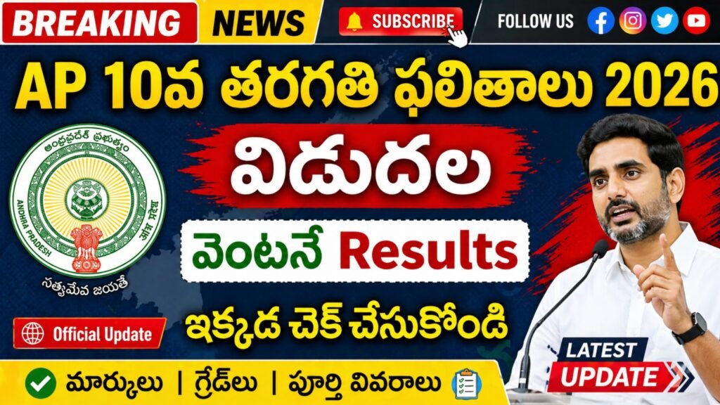AP SSC Results 2026 Declared: Board of Secondary Education, Andhra ...
